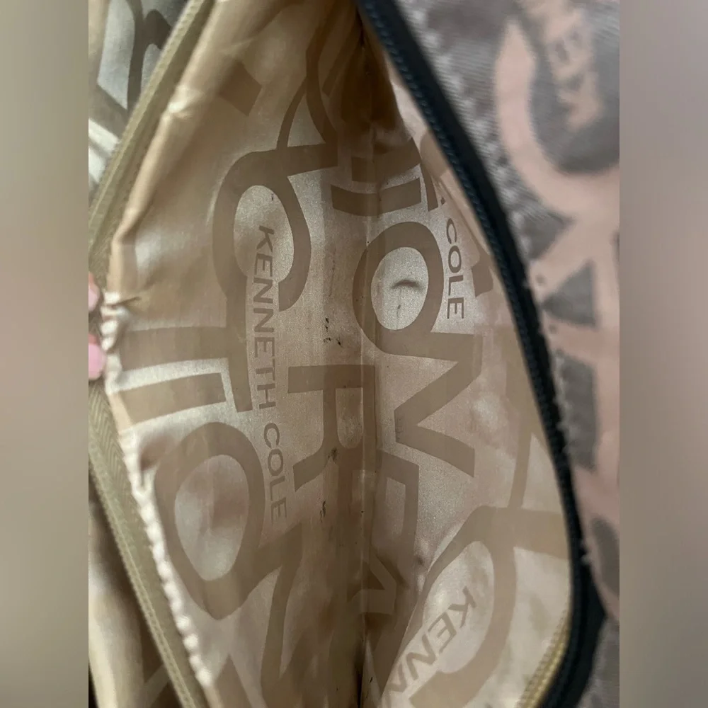 Kenneth Cole Reaction Tan and Black Laptop Bag